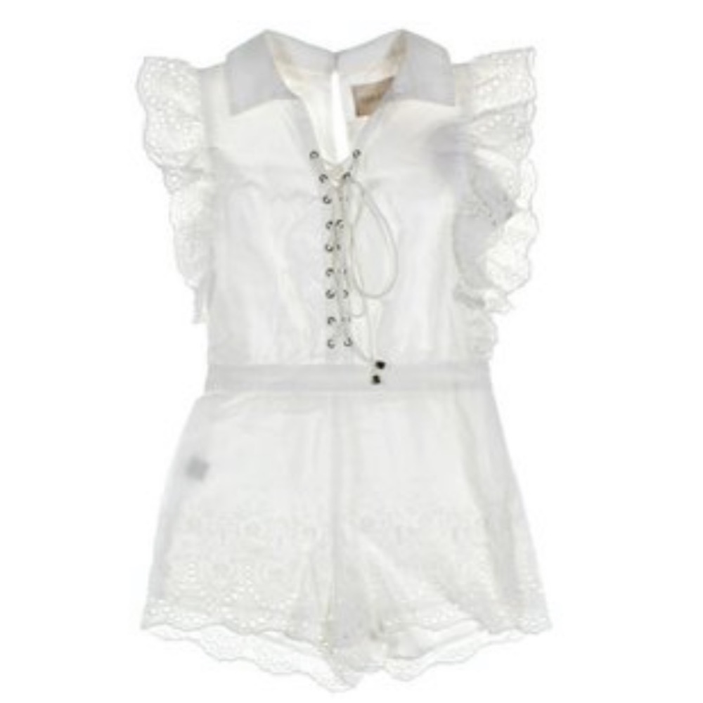 Gorgeous White Lace Romper